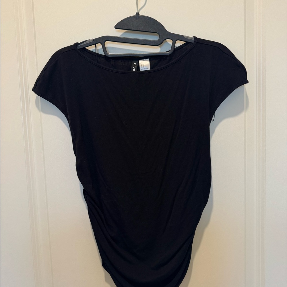 Semi Sheer Black Top